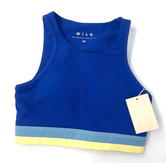 Wilo the Label Contra Sports Bra in Cobalt Blue Womens Size XS NWT - Picture 1 of 5